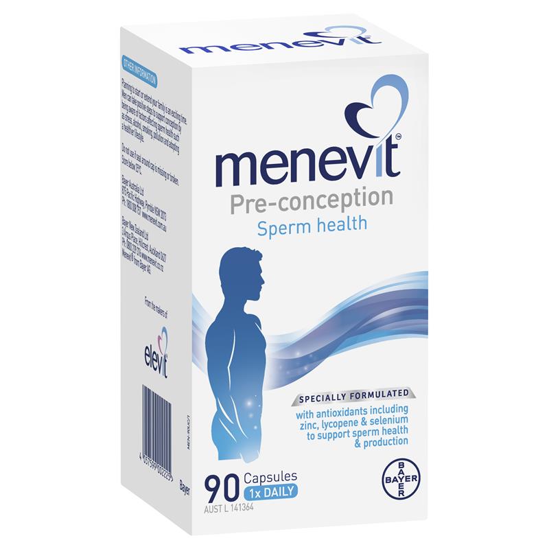 Viên uống Menevit cho nam giới - Úc (Lọ/90v) Date 06/2026