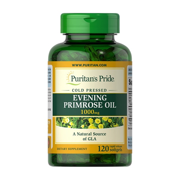 Tinh Dầu Hoa Anh Thảo Evening Primrose 1000mg Puritans Pride (Lọ/120v) Date 09/2026