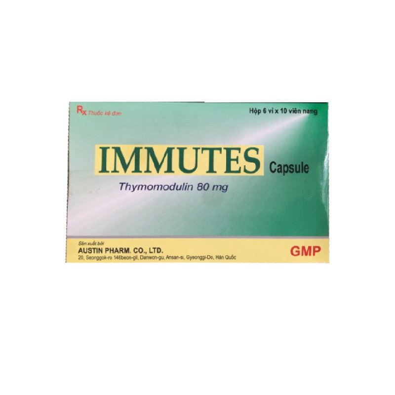 Immutes Thymomodulin Viên Nang Hàn Quốc (H/60v) Date 08/2026