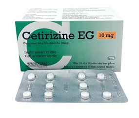 Cetirizine EG 10mg Stada (H/100v) 