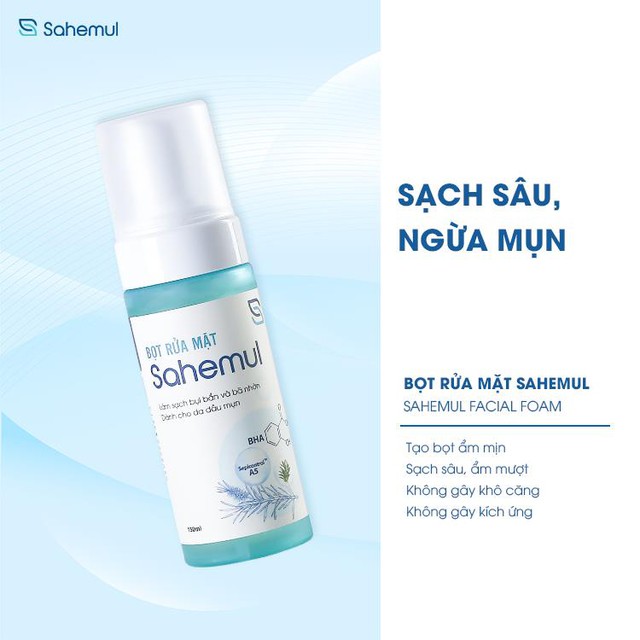 Bọt rửa mặt Sahemul (Chai/150ml)