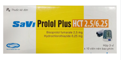 SaviProlol Plus HCT 2.5/6.25 (H/30v)