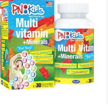 PNkids Multi vitamin boys USA (H/30v) Date 12/2025