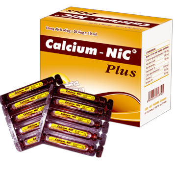 Calcium - Nic Plus (H/20ống/10ml) Date 01/2027