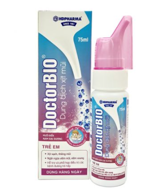 Dung dịch xịt mũi trẻ em DoctorBio Hải Dương  (H/1lọ/75ml) 