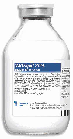 SMOFLIPID 20% dịch truyền Kabi (Chai/250ml) Chai To Date 12/2025