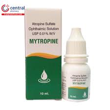 Mytropine Atropine sulfate 0.01% Ấn Độ (Lọ/10ml) Date 12/2025