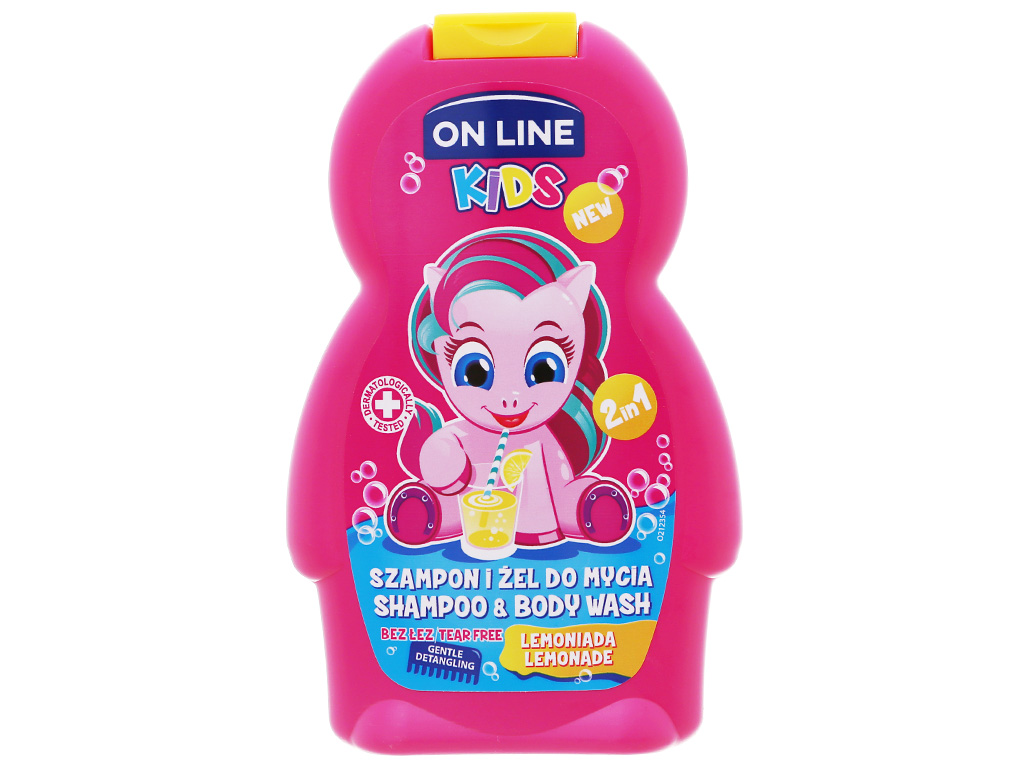 Tắm gội On Line Kids lemonade (Chai/250ml)