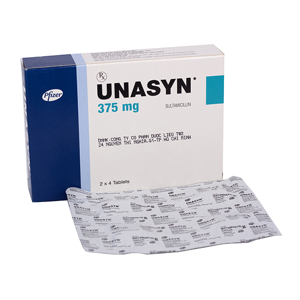 Unasyn Sultamicillin 375mg Pfizer (H/8v) Date 05/2026