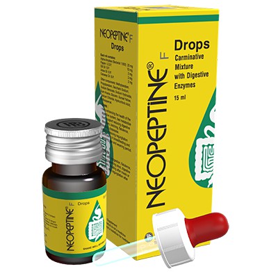 Neopeptine F nhỏ giọt Ấn Độ (Lọ/15ml) Date 04/2027