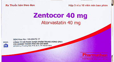 Zentocor Atorvastatin 40mg Pharmathen (H/30v) Date 04/2026