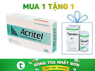 Acritel Levocetirizine 5mg Davipharm (H/30v)