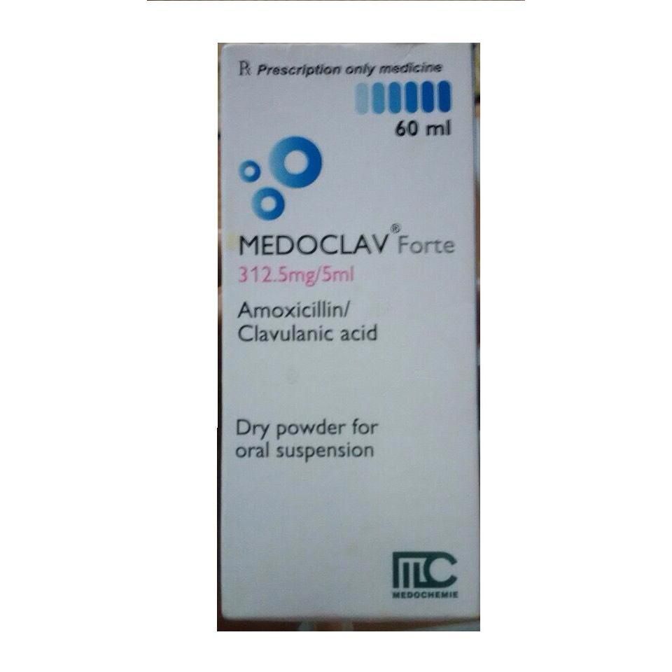 Medoclav Forte 312.5mg/5ml Síp (Lọ/60ml) date 04/2025