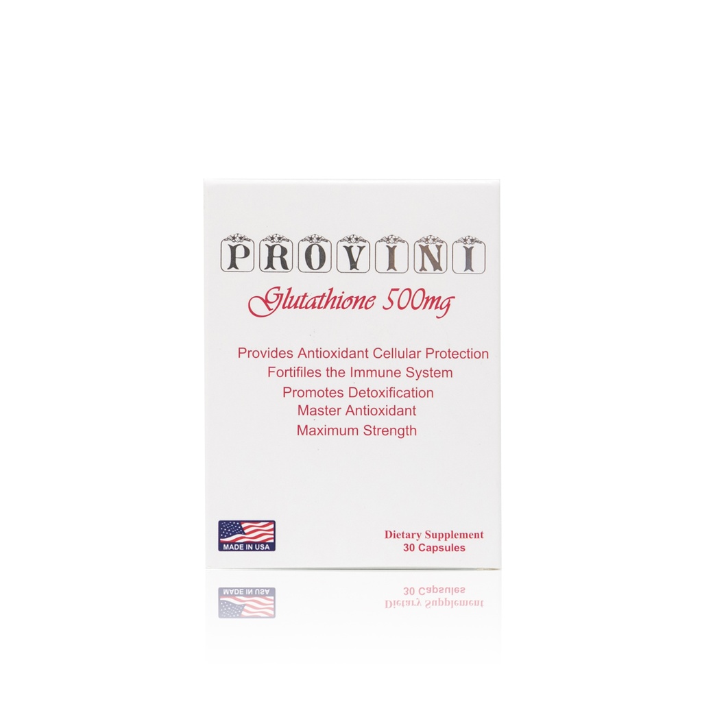 Provini Glutathione 500mg USA (H/30v) date 05/2026