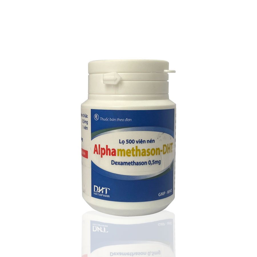 Alphamethason Dexamethason 0.5mg Hà Tây (Lọ/500v)