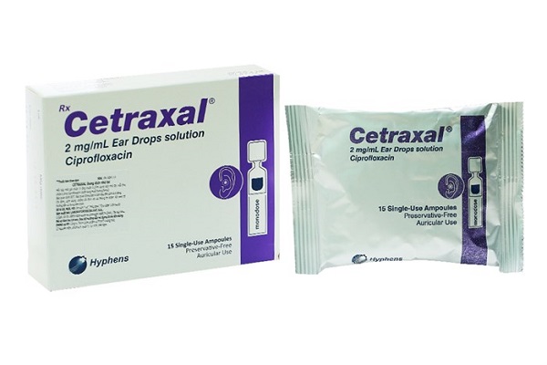 Cetraxal 2mg/ml nhỏ tai Hyphens (H/15 ống) Date 06/2026