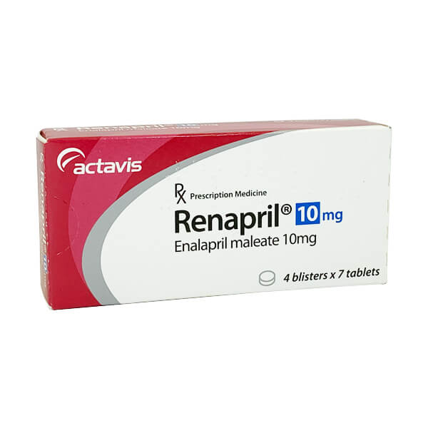 Renapril Enalapril 10mg Balkanpharma Bulgari (H/28v)