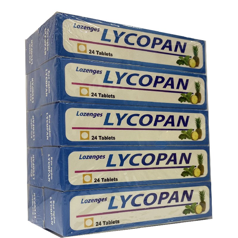 Lycopan Kẹo Ngậm Ho Hải Dương (Tuýp/24viên)