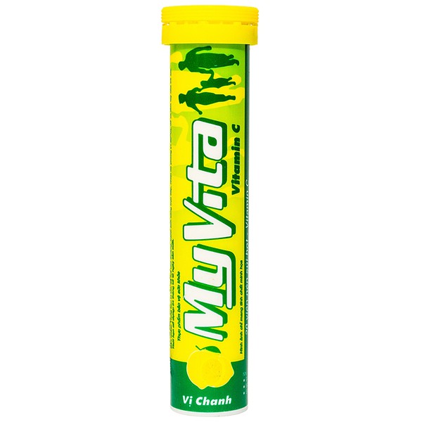 Myvita sủi hương cam SPM (Cọc/10tuýp/20v) màu xanh Date 02/2026