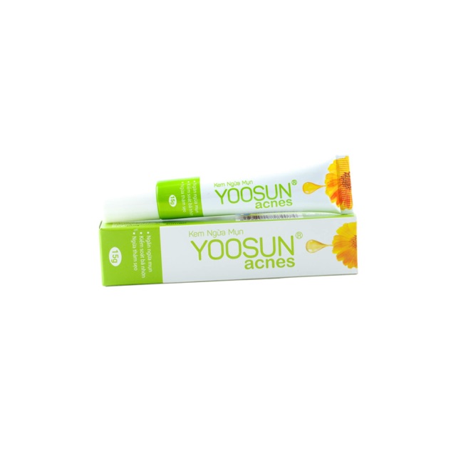 Yoosun Acnes Trắng Kem Ngừa Mụn Đại Bắc (Tuýp/15g) Date 04/2026