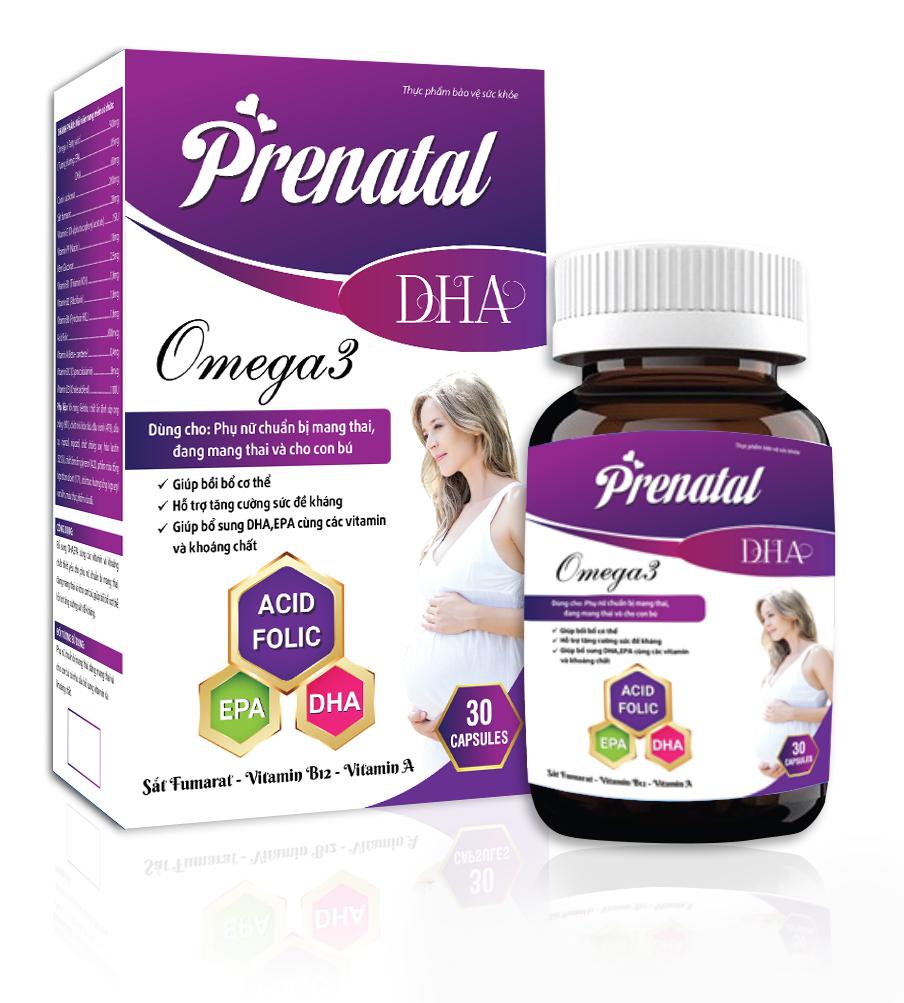 Prenatal Omega 3 DHA  Akopha (Lọ/30v)