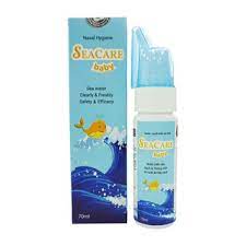 Seacare  Baby Nước muối biển xịt mũi cá vàng Nam Hà (Lọ/70ml) Date 12/2026
