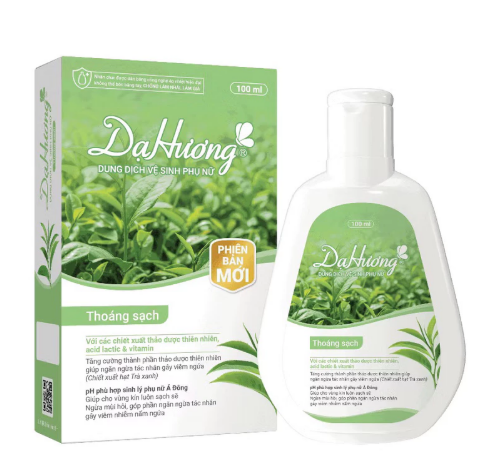 Dạ Hương Trà Xanh Dung Dịch Vệ Sinh Phụ Nữ Không Vòi Hoa Linh (Lọ/100ml)