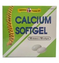 [T06741] Calcium Softgel calcium gluconate 300mg Thanh Hằng (H/100v) 