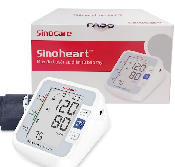 Máy đo huyết áp bắp tay điện tử Sinocare BA-801 (H/1c)