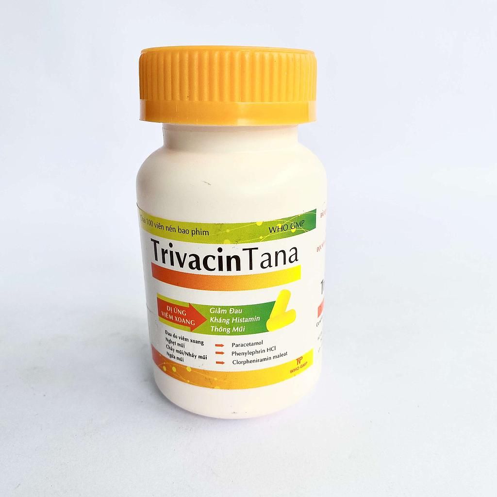 TrivacinTana nắp vàng Thành Nam (Lọ/100v) Date 12/2027