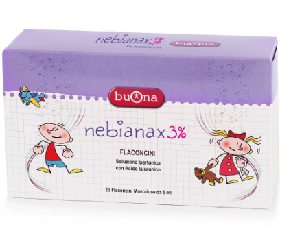 Nebianax 3% flaconcini nhỏ mũi Ý (H/20o/5ml) (Nebial 3%)