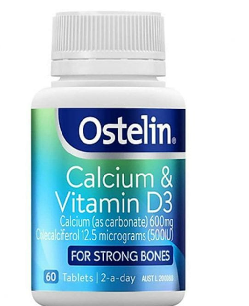 Ostelin calcium & vitamin D3 Úc (Lọ/60v)