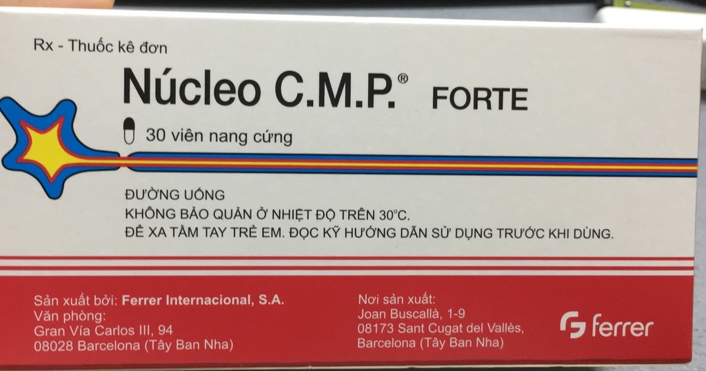Nucleo CMP Forte Tây Ban Nha (H/30v) date 08/2026