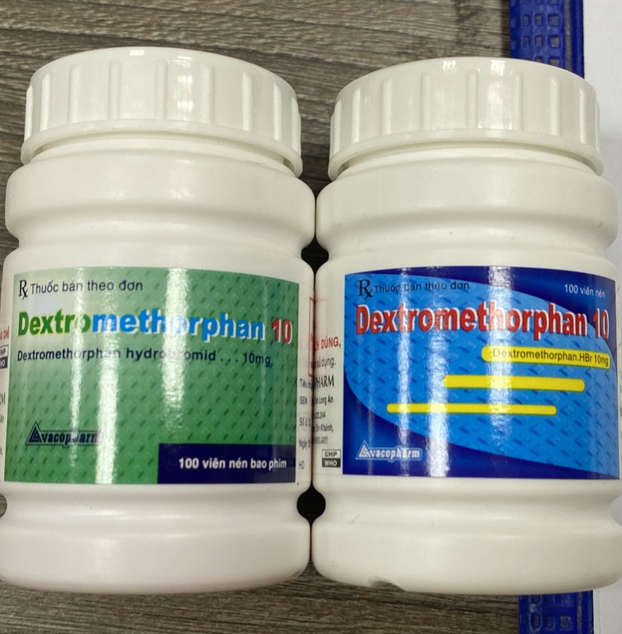 Dextromethorphan  10mg Vacopharm (Lọ/100v) Date 05/2026