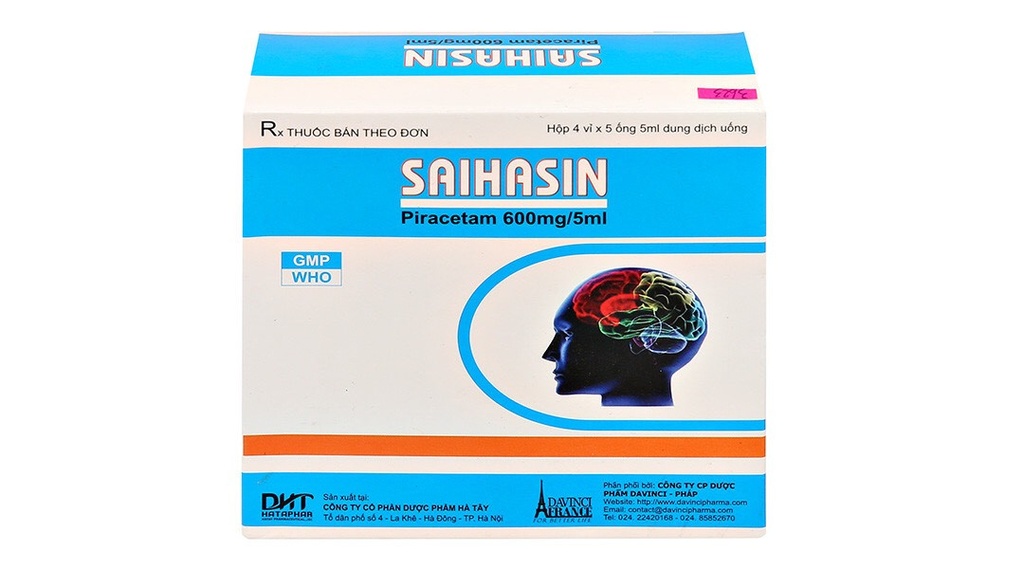 Saihasin Piracetam 600mg/5ml DHT (H/20o/5ml)