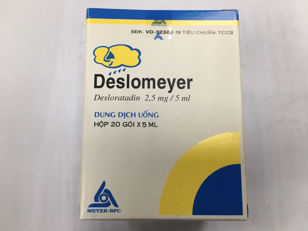 Deslomeyer 2.5mg/5ml Meyer (H/20gói/5ml) 