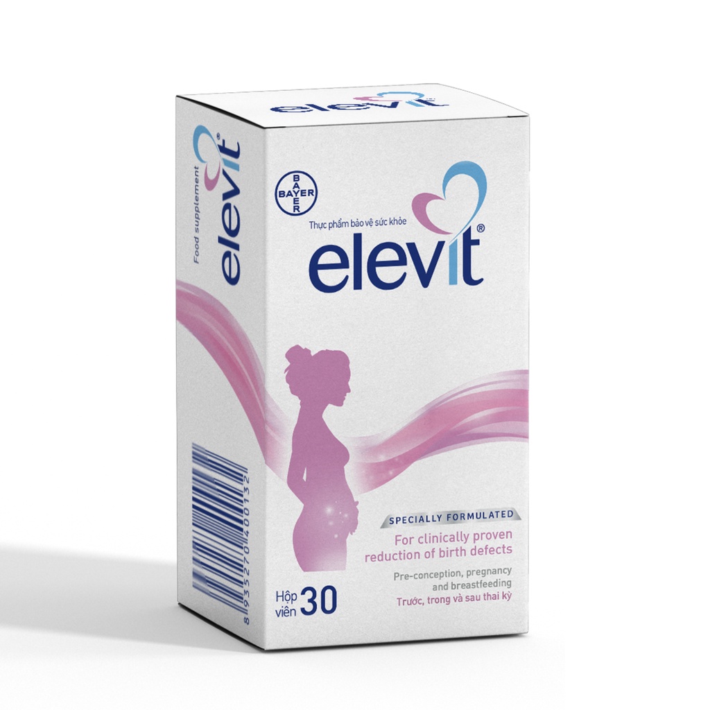Elevit trước và trong thai kỳ Bayer (H/30v) 