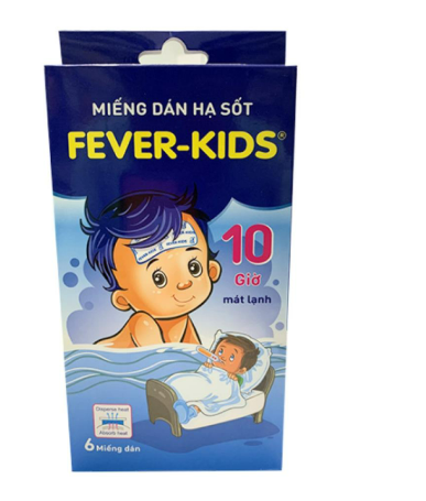 Miếng dán hạ sốt FEVER-KIDS (H/6 Miếng)