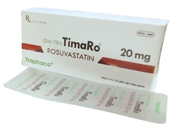 TimaRo Rosuvastatin 20mg Traphaco (H/30v)