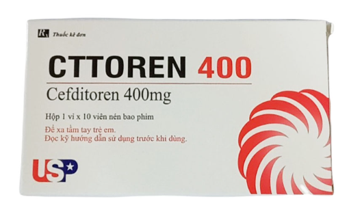 CTTOREN Cefditoren 400mg USP (H/10v) date 03/2027