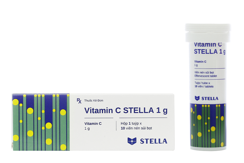Vitamin C 1g Stella (H/1tuýp/10v) 