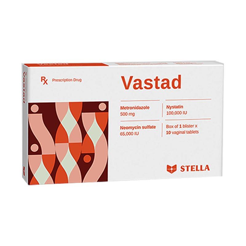 Vastad Metronidazole 500mg Viên Đặt Stella (H/10v)