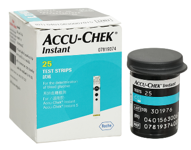 Accu chek Instant que thử đường huyết Roche (H/50que) date 08/2027