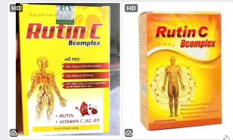 Rutin C Bcomplex Việt Pháp (H/30v)