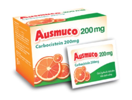 Ausmuco 200 Carbocistein 200mg Hà Tây (H/20g) Date 05/2027
