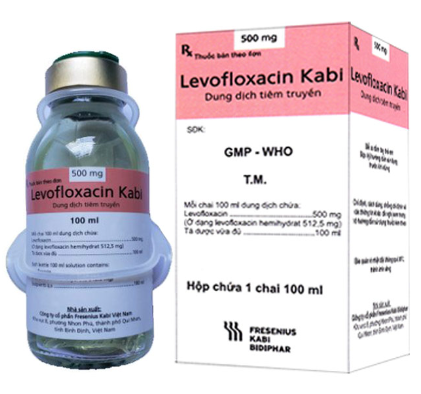 Levofloxacin Kabi truyền 500mg (Lọ/100ml)