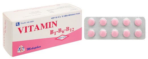 Vitamin B1 B6 B12 Mekophar (H/100v) 