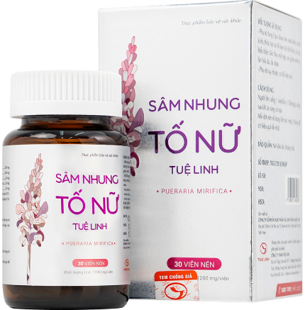 Sâm nhung tố nữ tuệ linh (Lọ/30v)