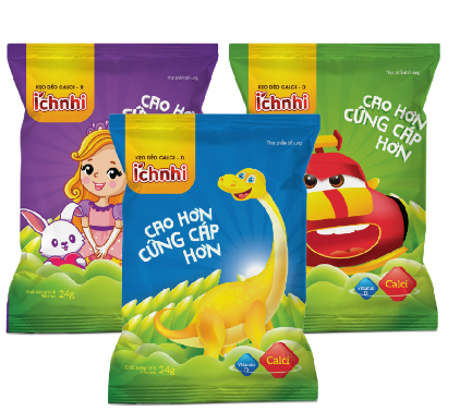 Kẹo Dẻo Ích Nhi (Dây/10 gói/24g) Date 03/2027