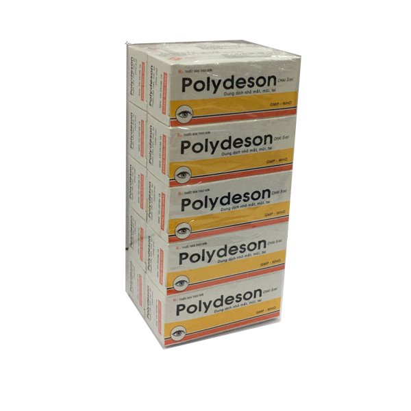 Polydeson nhỏ mắt Vidipha (Cọc/10 lọ/5ml) 